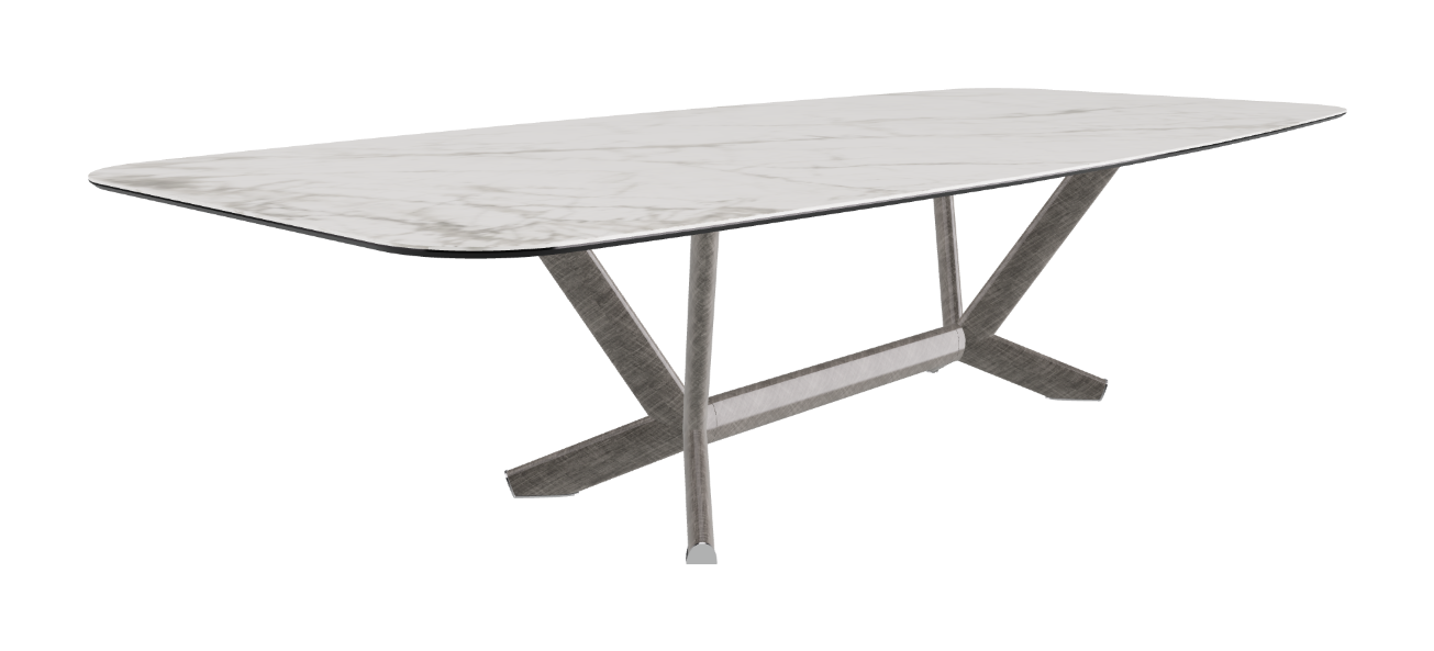 Cattelan Italia Planer Keramik Barrel Shaped Dining Table 300 & 320