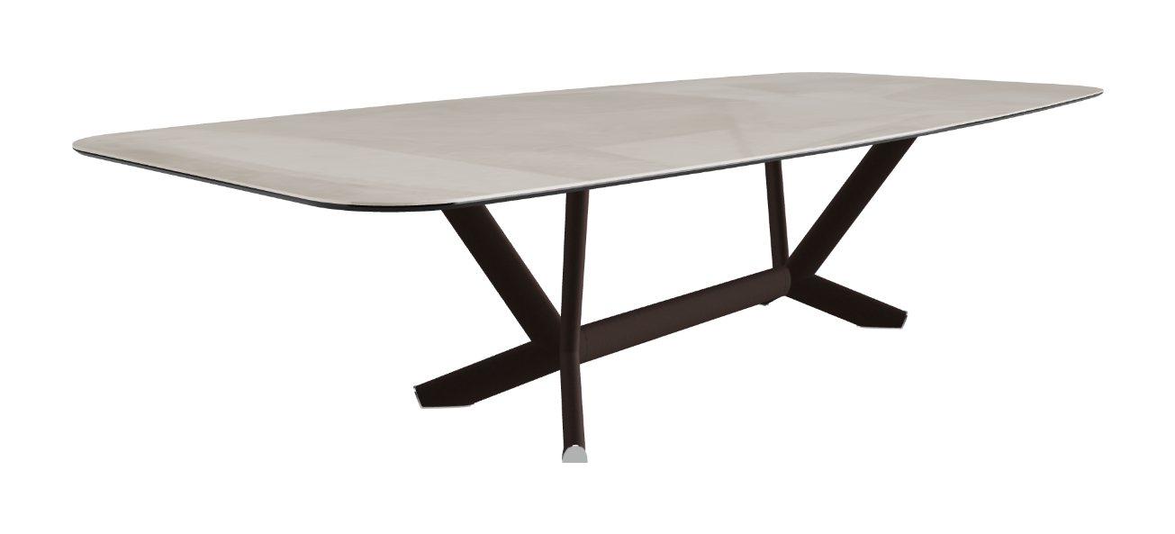 Cattelan Italia Planer Keramik Barrel Shaped Dining Table 300 & 320