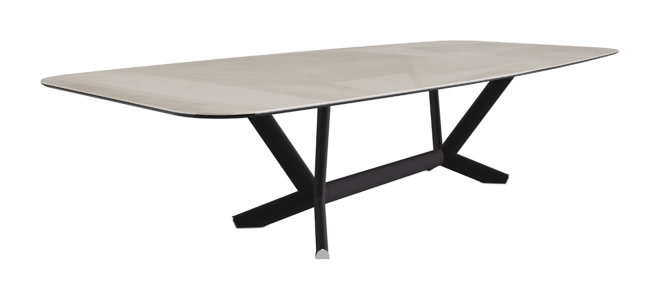 Cattelan Italia Planer Keramik Barrel Shaped Dining Table 300 & 320