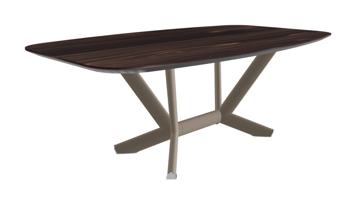 Cattelan Italia Planer Wood Barrel-Shaped Dining Table