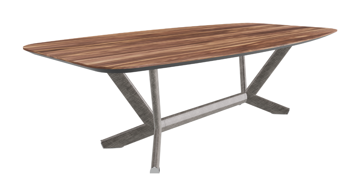 Cattelan Italia Planer Wood Barrel-Shaped Dining Table