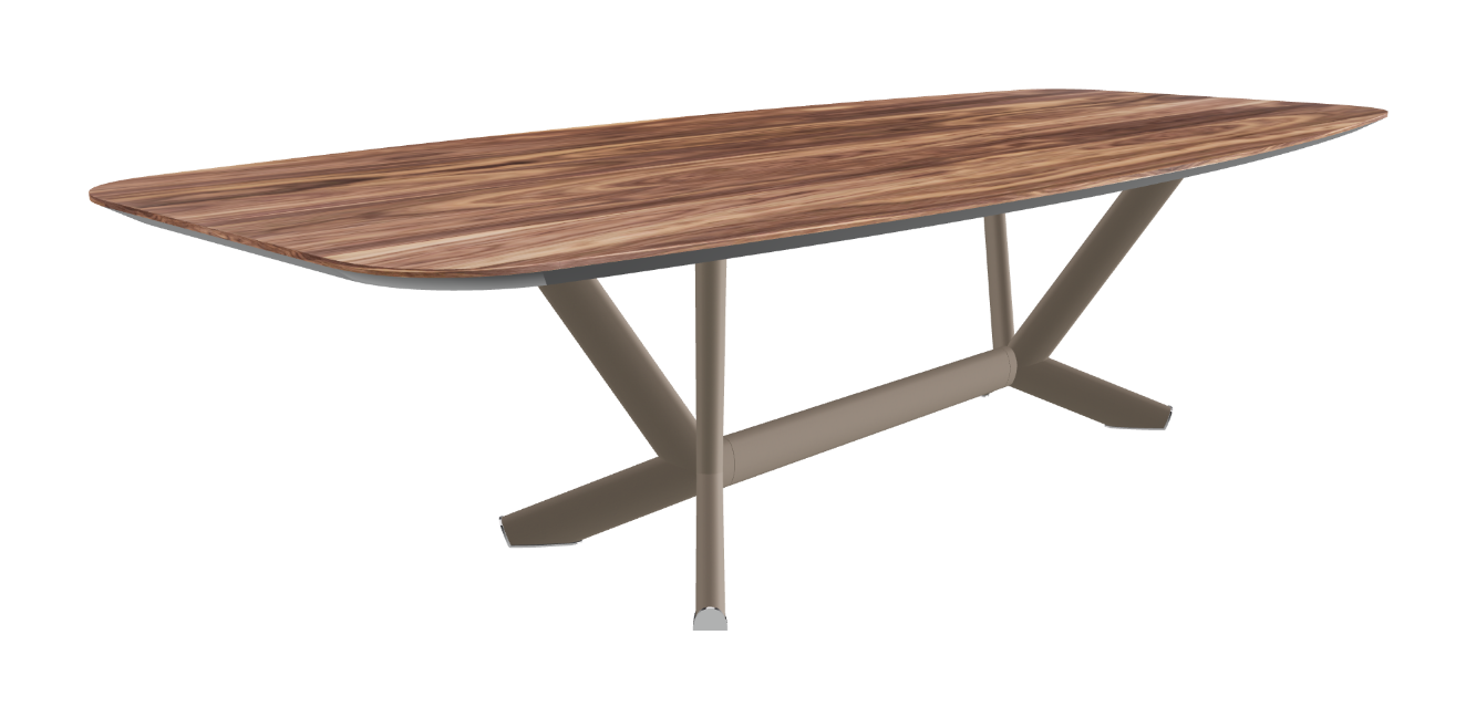 Cattelan Italia Planer Wood Barrel-Shaped Dining Table