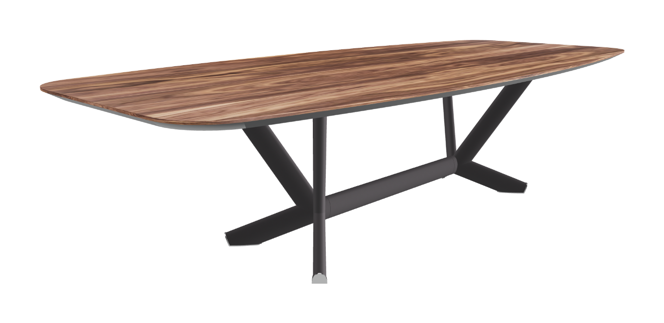 Cattelan Italia Planer Wood Barrel-Shaped Dining Table
