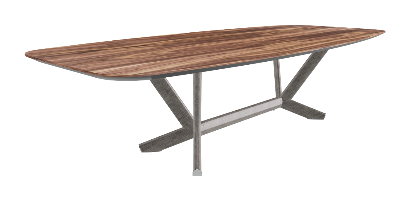 Cattelan Italia Planer Wood Barrel-Shaped Dining Table