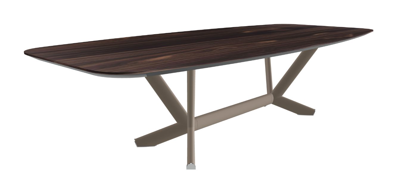 Cattelan Italia Planer Wood Barrel-Shaped Dining Table