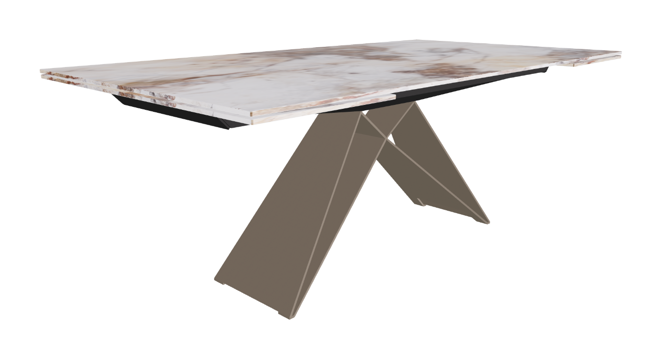 200-294×106×75h_CrystalArt Cotopaxi Marble_Titanium Embossed_Closed