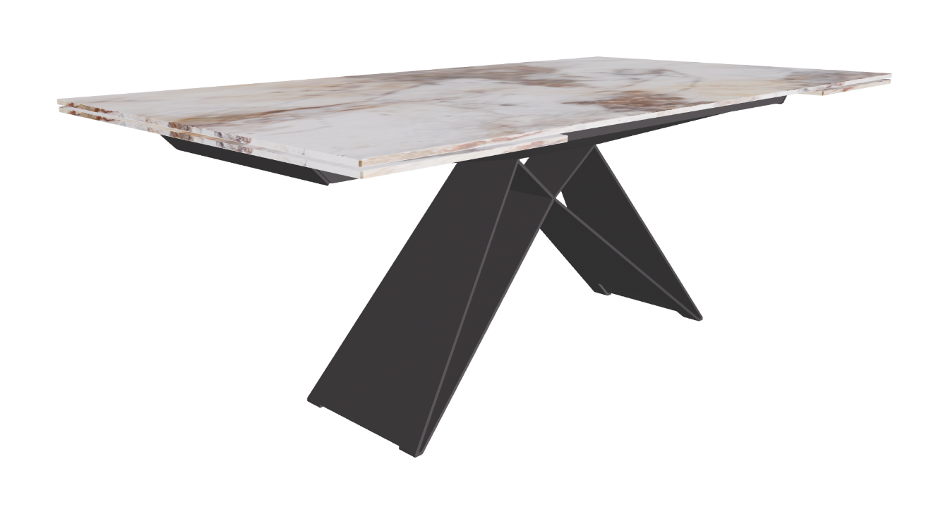 200-294×106×75h_CrystalArt Cotopaxi Marble_Graphite Embossed_Closed