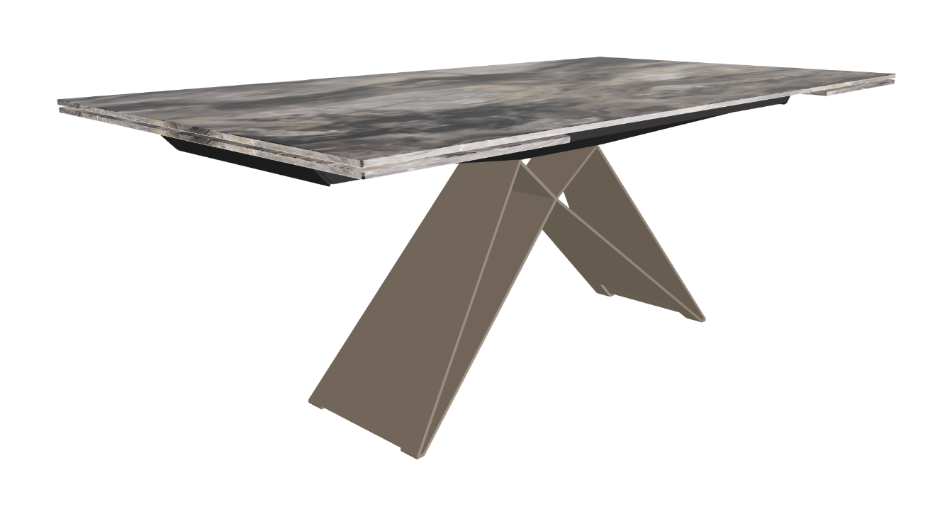200-294×106×75h_CrystalArt Orobico Marble_Titanium Embossed_Closed