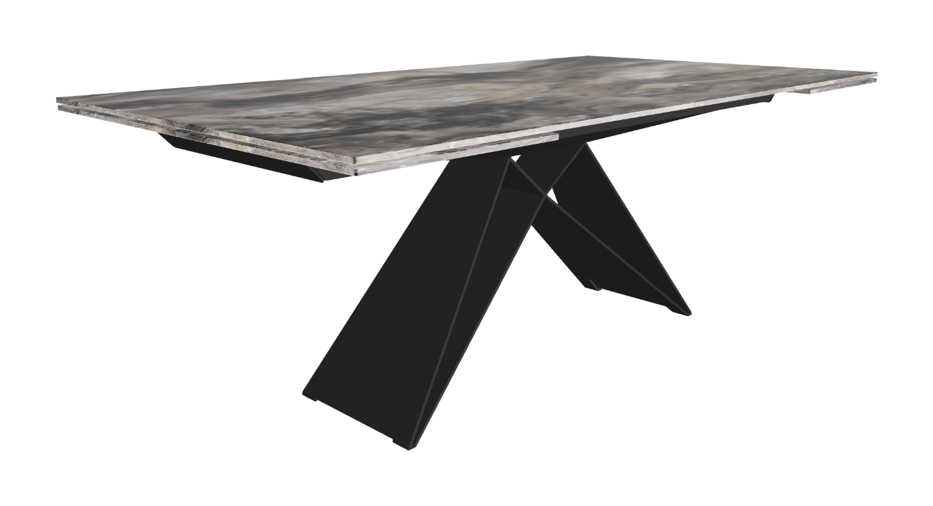 200-294×106×75h_CrystalArt Orobico Marble_Black Embossed_Closed
