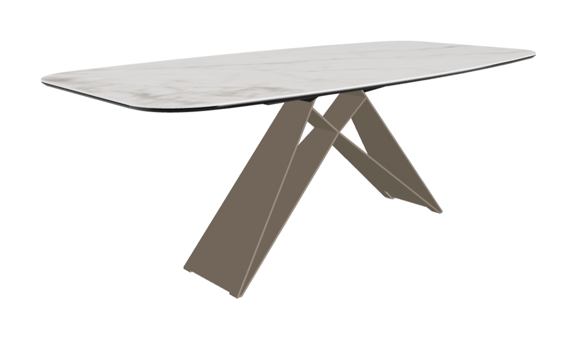 Cattelan Italia Premier Keramik Barrel & Biscuit Shaped Dining Table 200 & 220