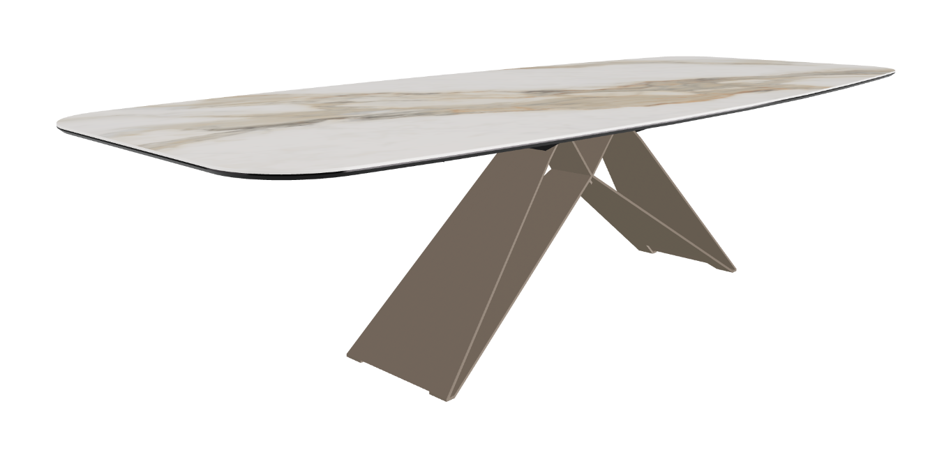 Cattelan Italia Premier Keramik Barrel Shaped Dining Table 240 & 300