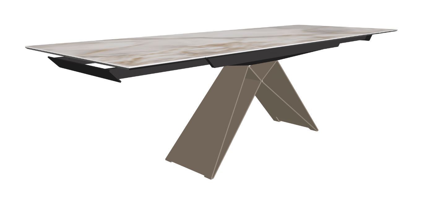 182-258x90x75h Rectangle Shaped_Alabastro_Titanium Embossed_Extended