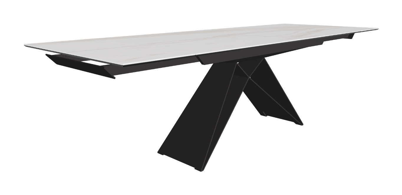 182-258x90x75h Rectangle Shaped_Matt Golden Calacatta_Black Embossed_Extended