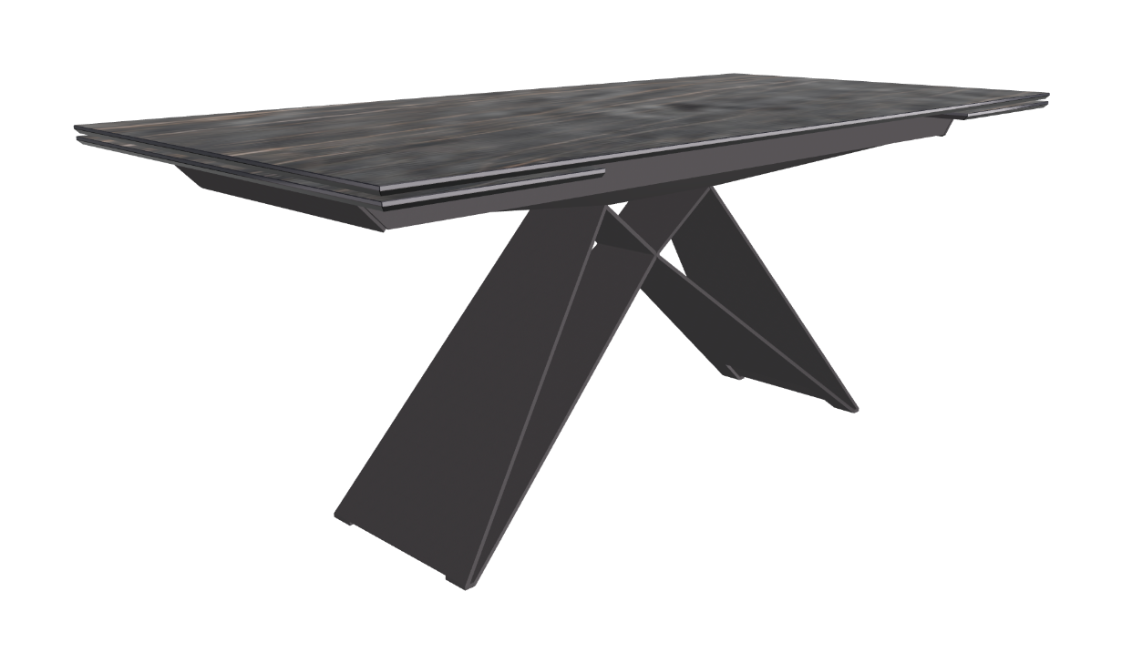 182-258x90x75h Rectangle Shaped_Matt Portoro_Graphite Embossed_Closed