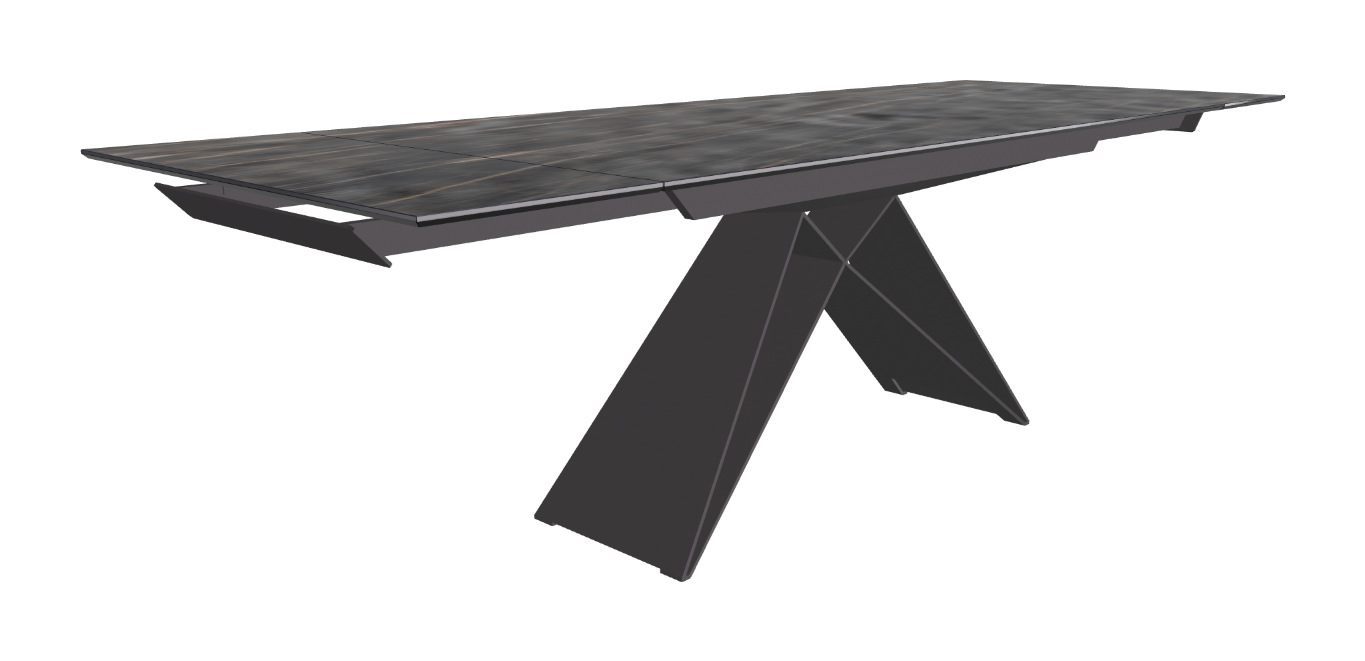 182-258x90x75h Rectangle Shaped_Matt Portoro_Graphite Embossed_Extended