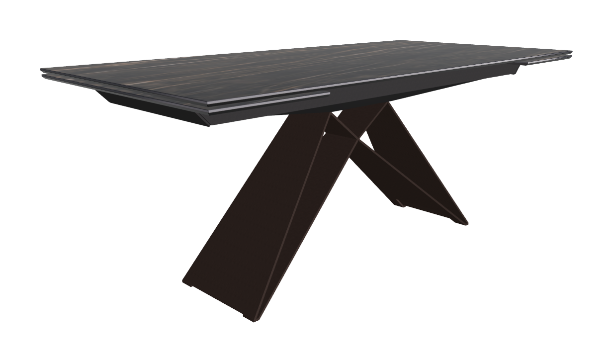 182-258x90x75h Rectangle Shaped_Glossy Portoro_Bronze Embossed_Closed