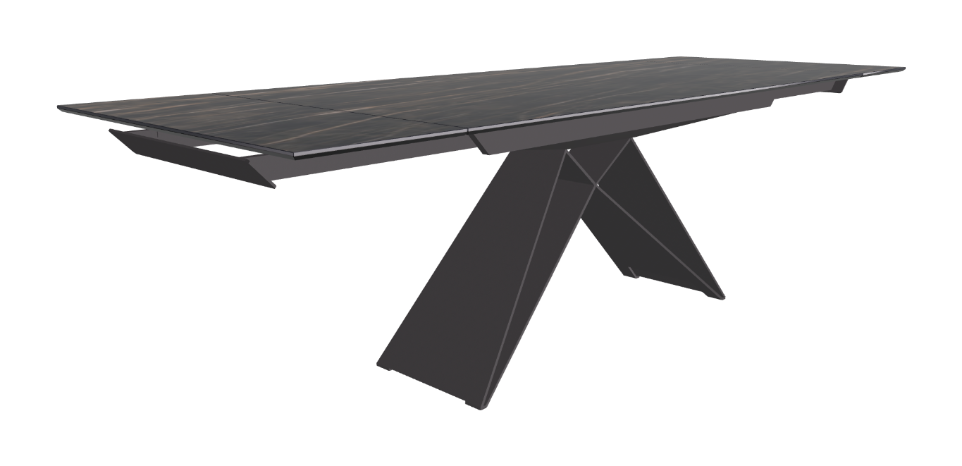 182-258x90x75h Rectangle Shaped_Glossy Portoro_Graphite Embossed_Extended