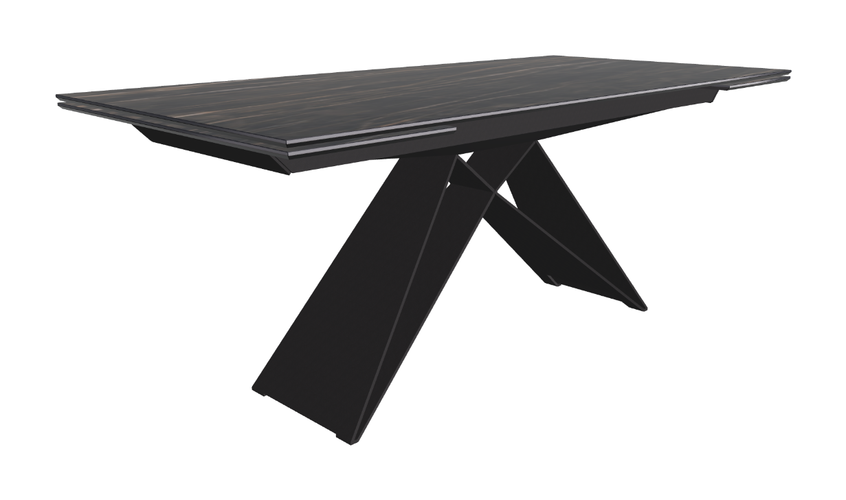 182-258x90x75h Rectangle Shaped_Glossy Portoro_Black Embossed_Closed