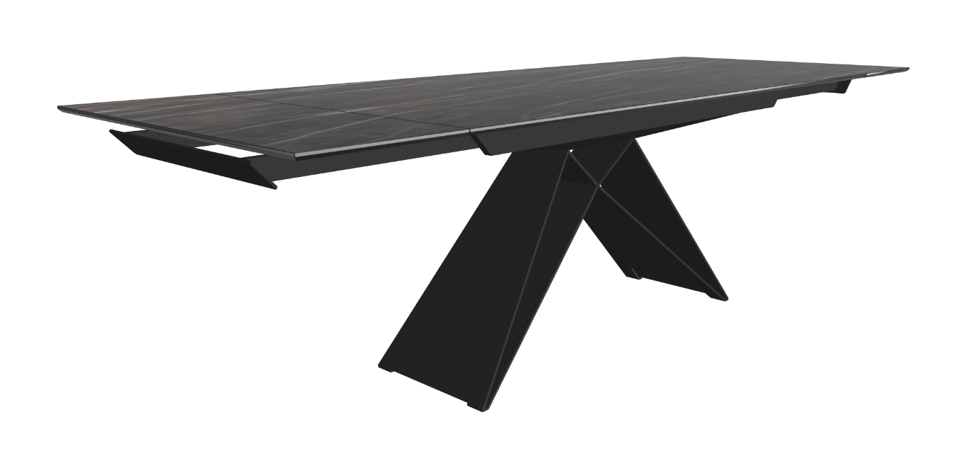 182-258x90x75h Rectangle Shaped_Glossy Portoro_Black Embossed_Extended