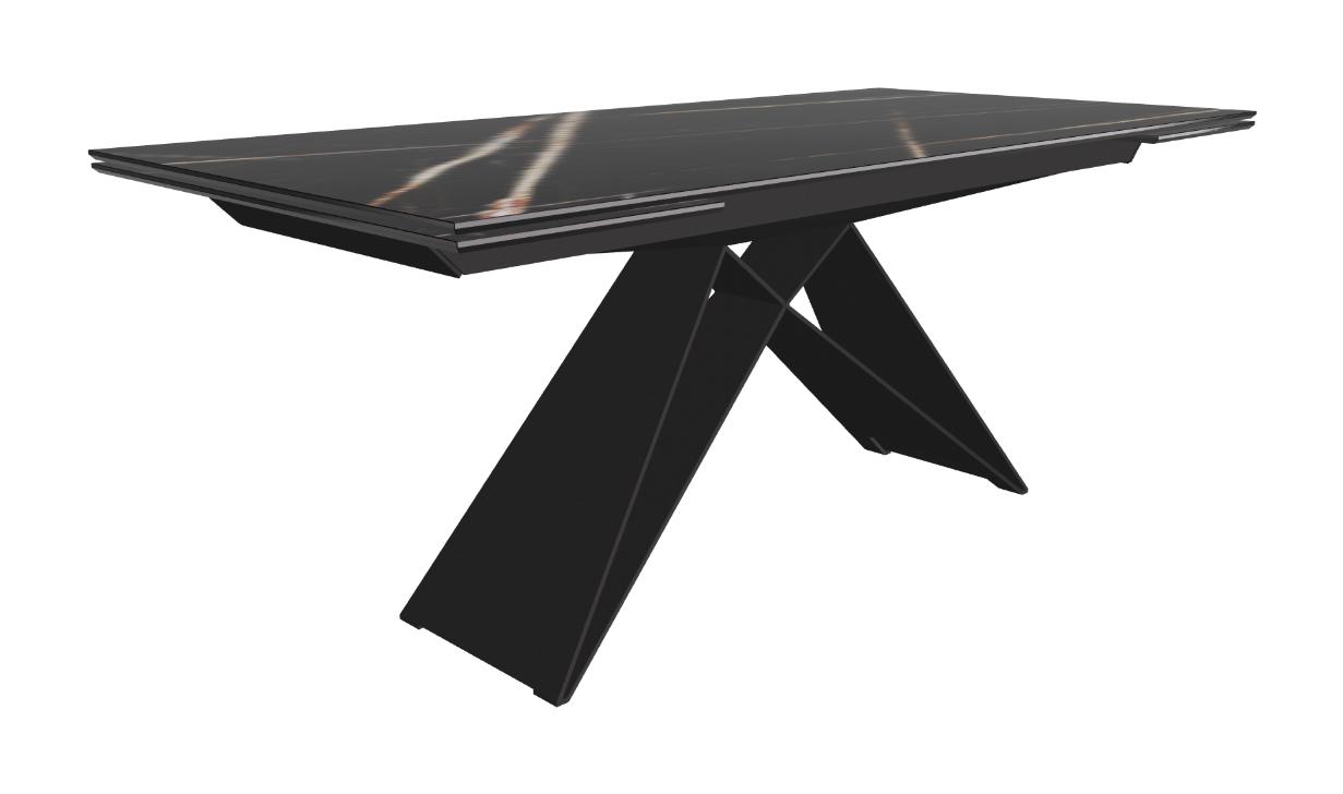 182-258x90x75h Rectangle Shaped_Glossy Sahara Noir_Black Embossed_Closed