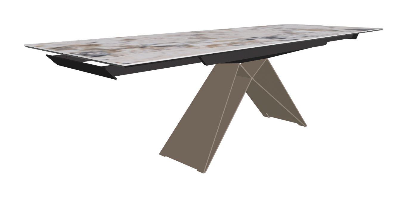 182-258x90x75h Rectangle Shaped_Makalu_Titanium Embossed_Extended