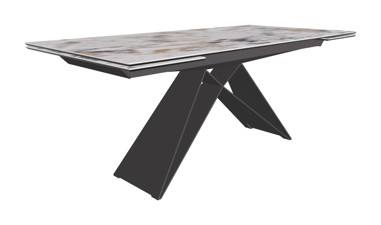 182-258x90x75h Rectangle Shaped_Makalu_Graphite Embossed_Closed