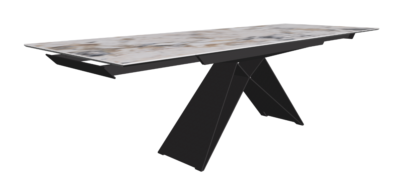 182-258x90x75h Rectangle Shaped_Makalu_Black Embossed_Extended
