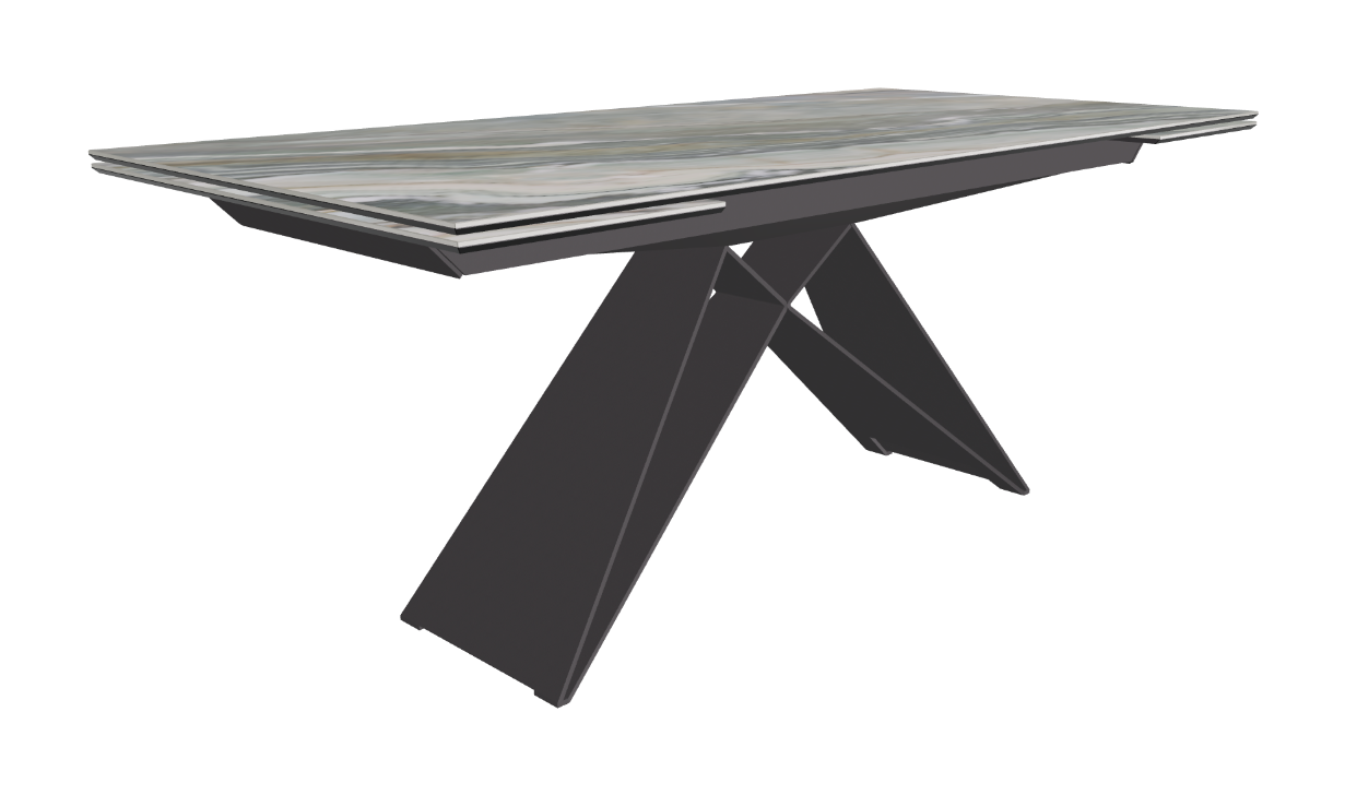 182-258x90x75h Rectangle Shaped_Kaindy_Graphite Embossed_Closed