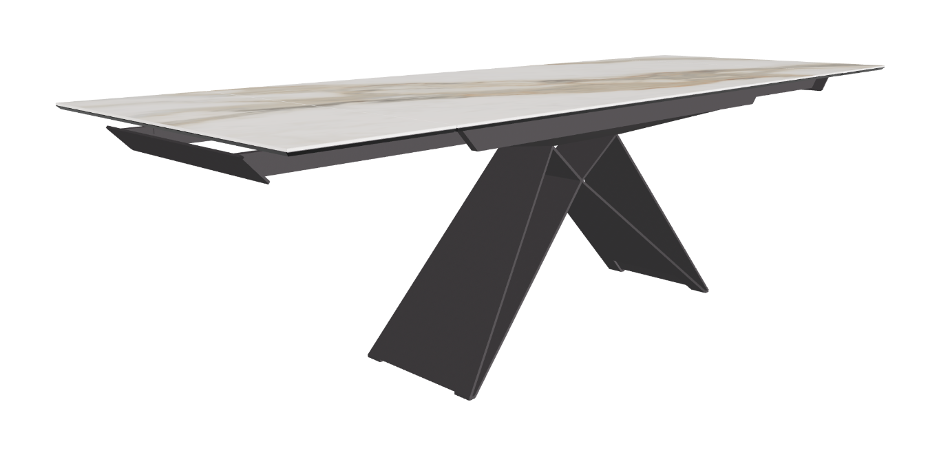 182-258x90x75h Rectangle Shaped_Matt Borghini Calacatta_Graphite Embossed_Extended