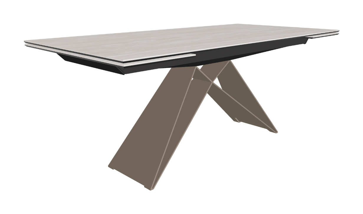 182-258x90x75h Rectangle Shaped_Colosseo_Titanium Embossed_Closed