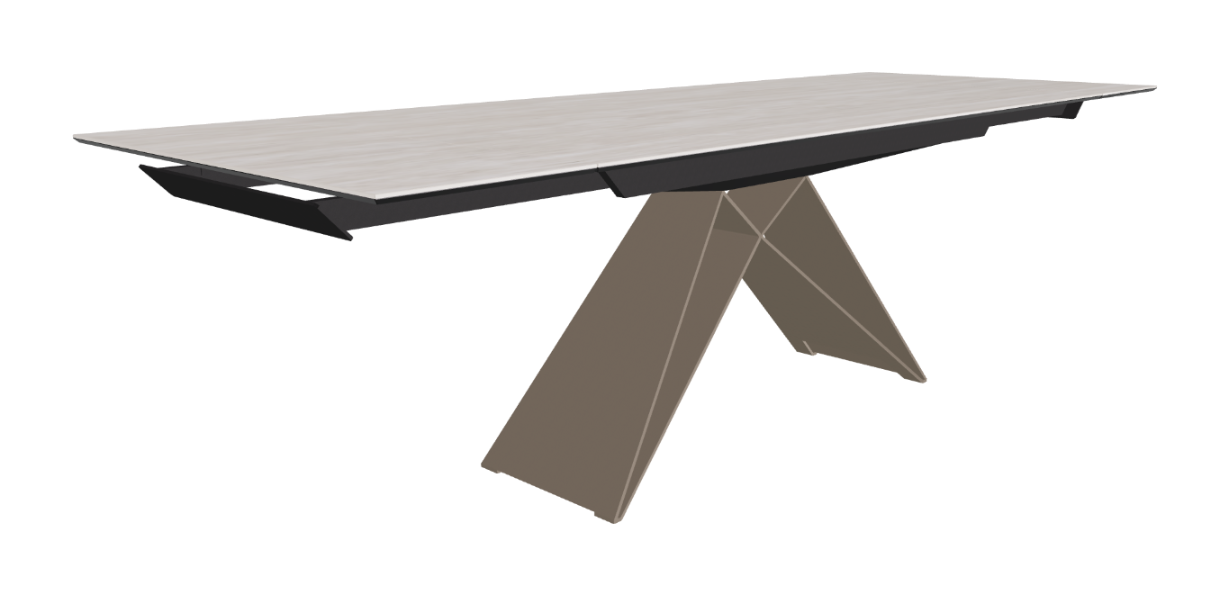 182-258x90x75h Rectangle Shaped_Colosseo_Titanium Embossed_Extended