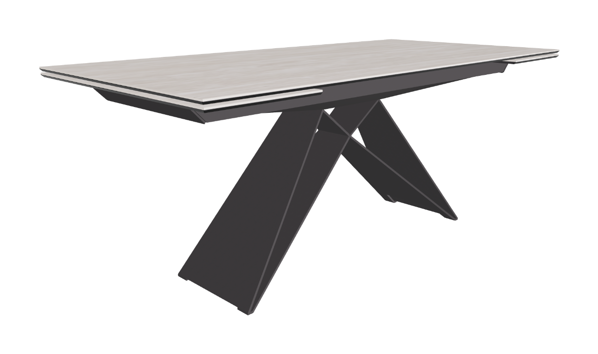 182-258x90x75h Rectangle Shaped_Colosseo_Graphite Embossed_Closed