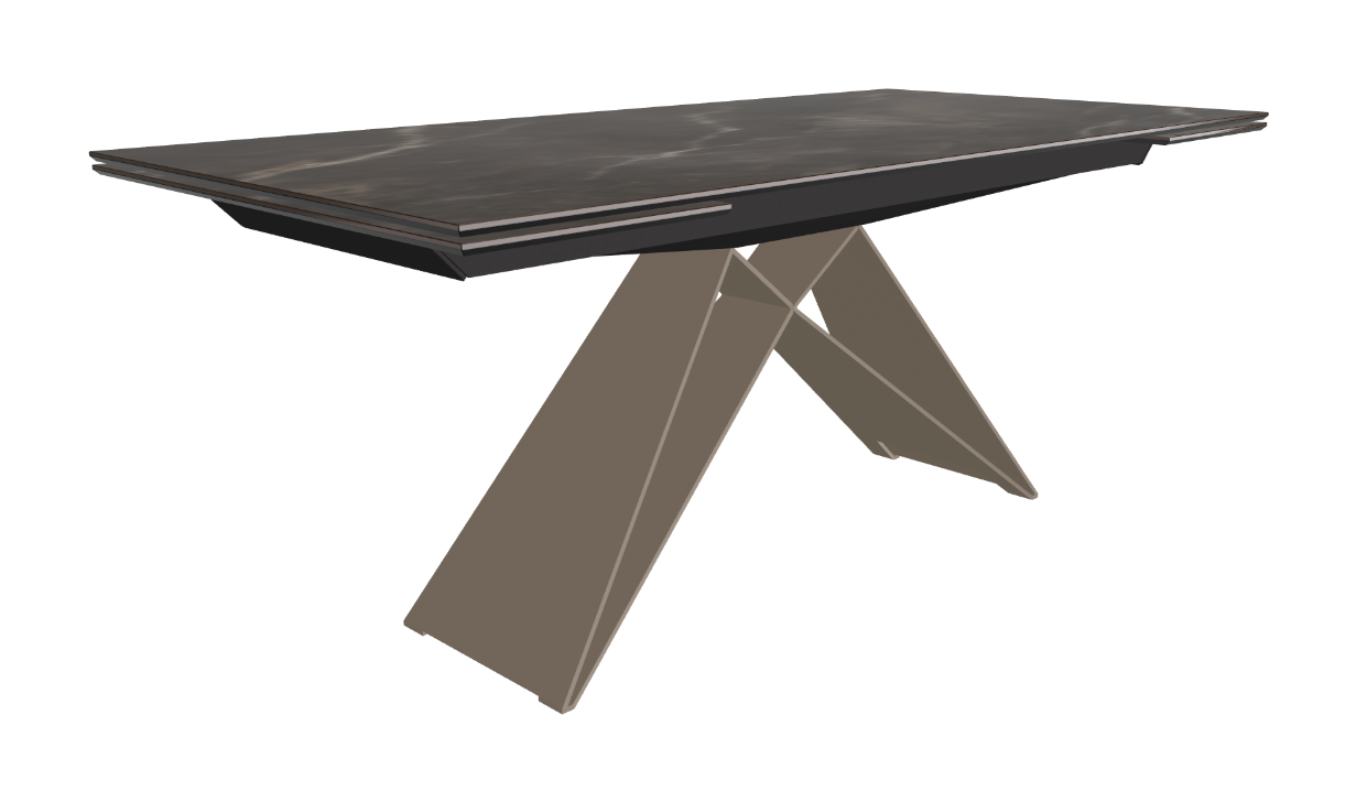182-258x90x75h Rectangle Shaped_Andromeda_Titanium Embossed_Closed