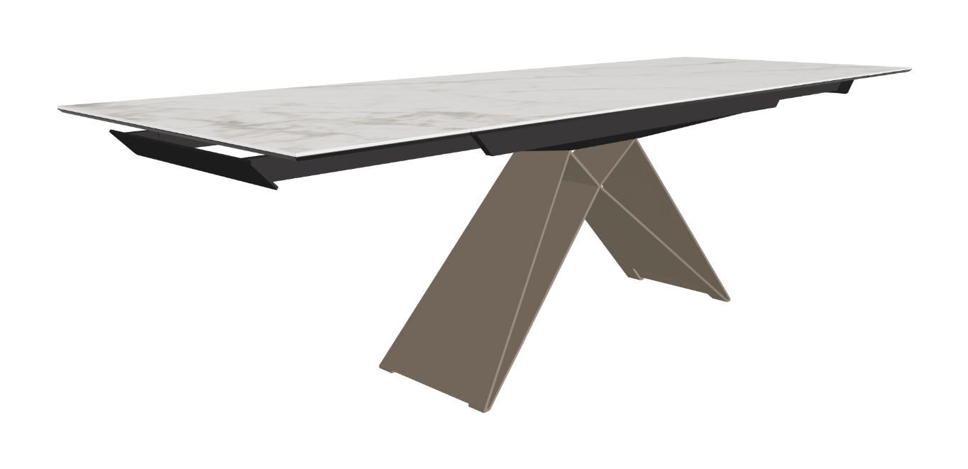 182-258x90x75h Rectangle Shaped_Matt Invisible_Titanium Embossed_Extended