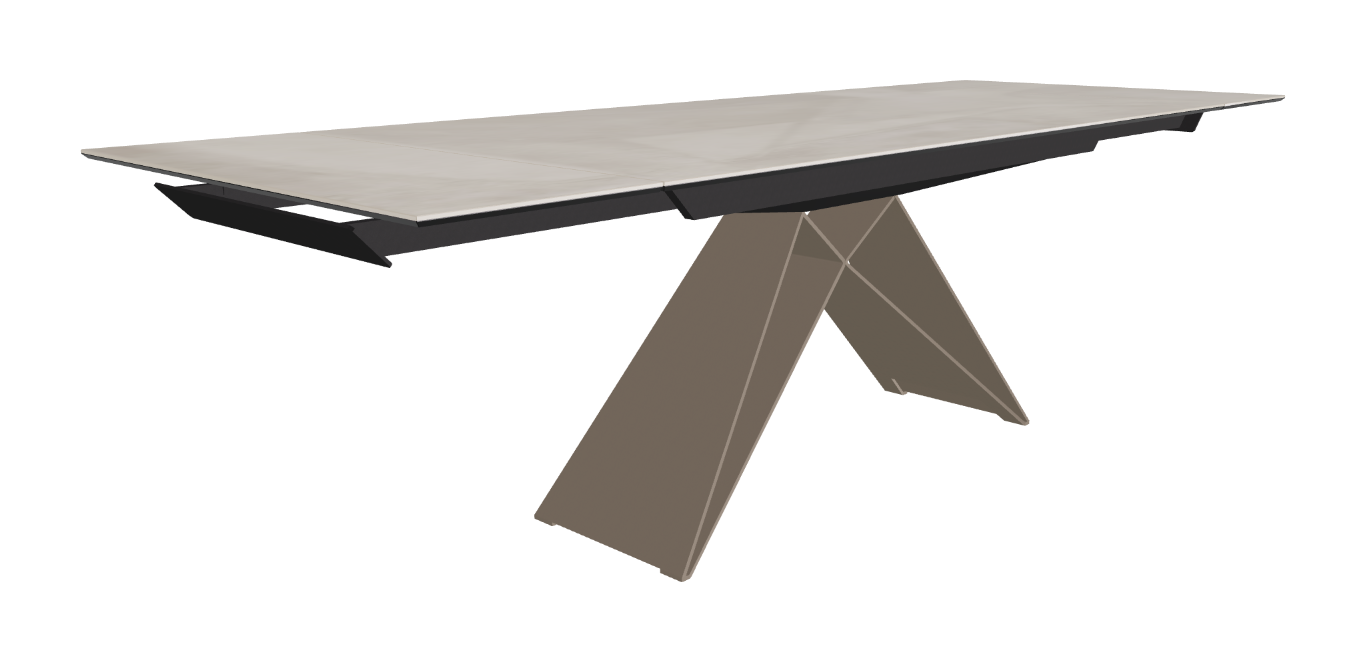 182-258x90x75h Rectangle Shaped_Luxor_Titanium Embossed_Extended