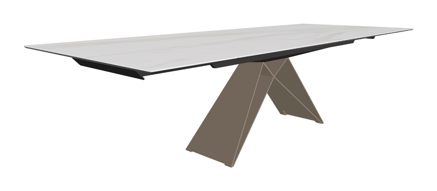 200-294x106x75h Rectangle Shaped_Matt Golden Calacatta_Titanium Embossed_Extended