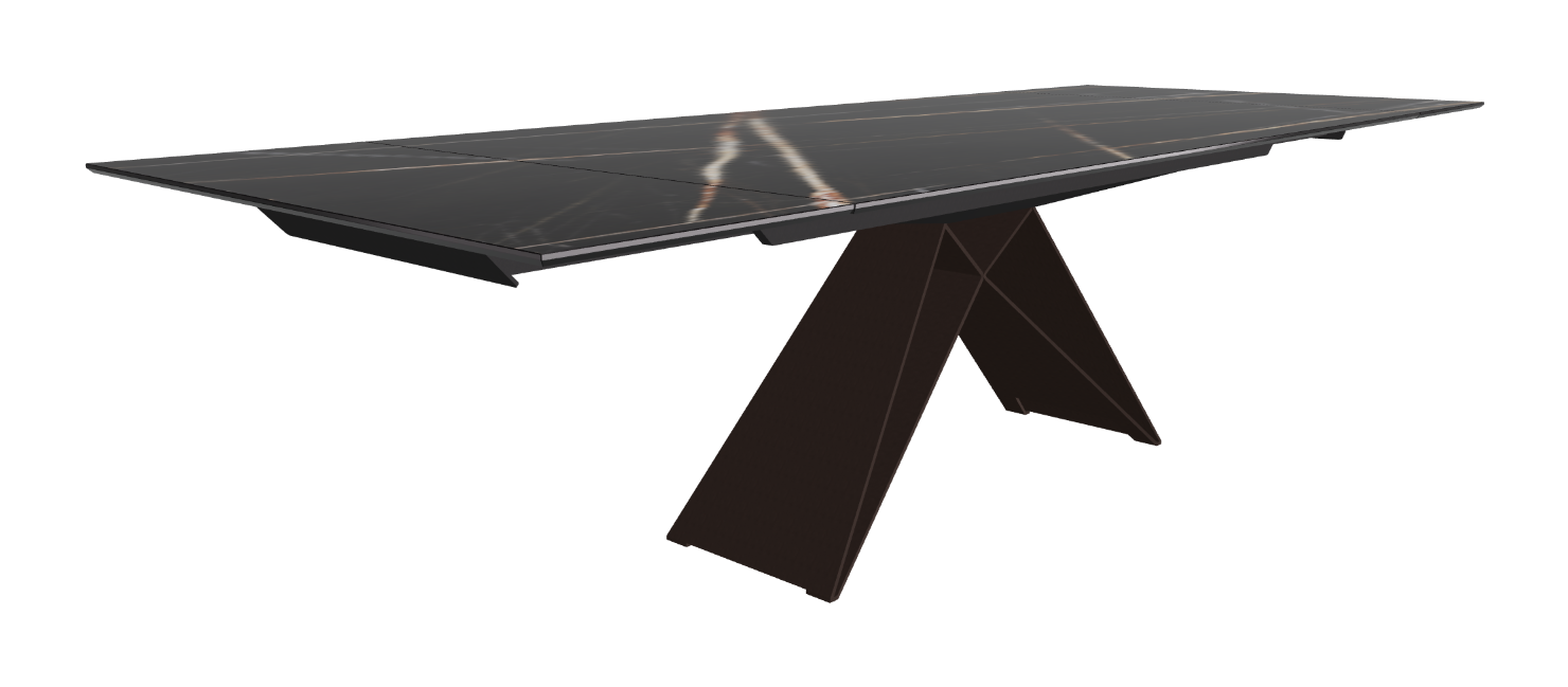 200-294x106x75h Rectangle Shaped_Glossy Sahara Noir_Bronze Embossed_Extended