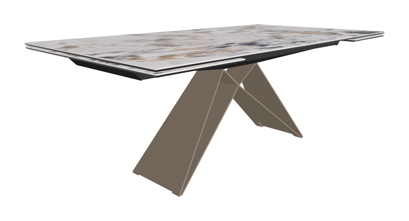 200-294x106x75h Rectangle Shaped_Makalu_Titanium Embossed_Closed