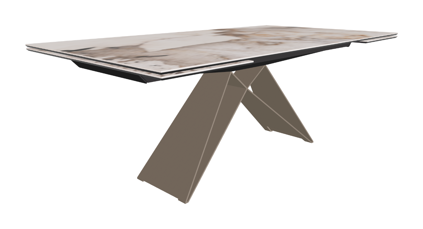 200-294x106x75h Rectangle Shaped_Corcovado_Titanium Embossed_Closed