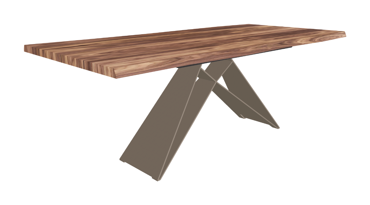 Cattelan Italia Premier Wood Live Edged Dining Table