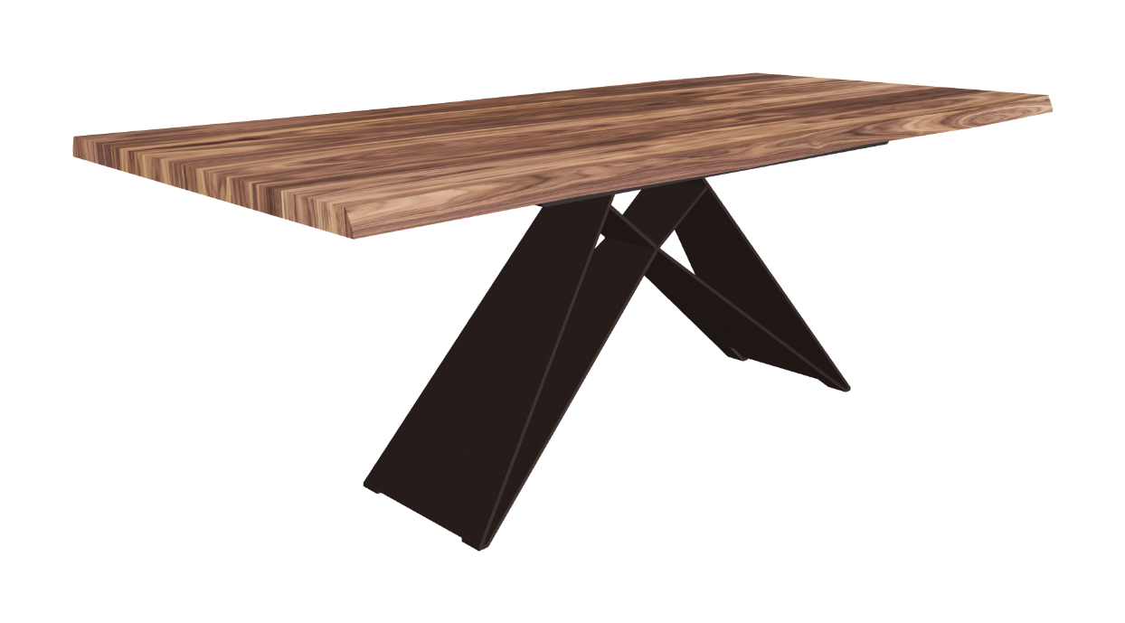 Cattelan Italia Premier Wood Live Edged Dining Table