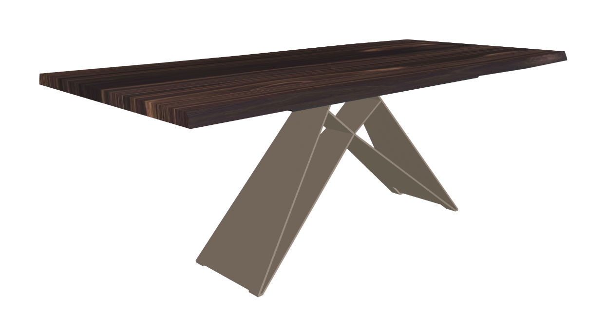 Cattelan Italia Premier Wood Live Edged Dining Table