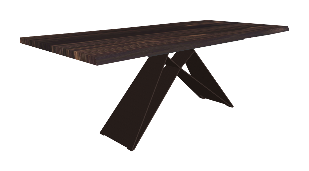 Cattelan Italia Premier Wood Live Edged Dining Table