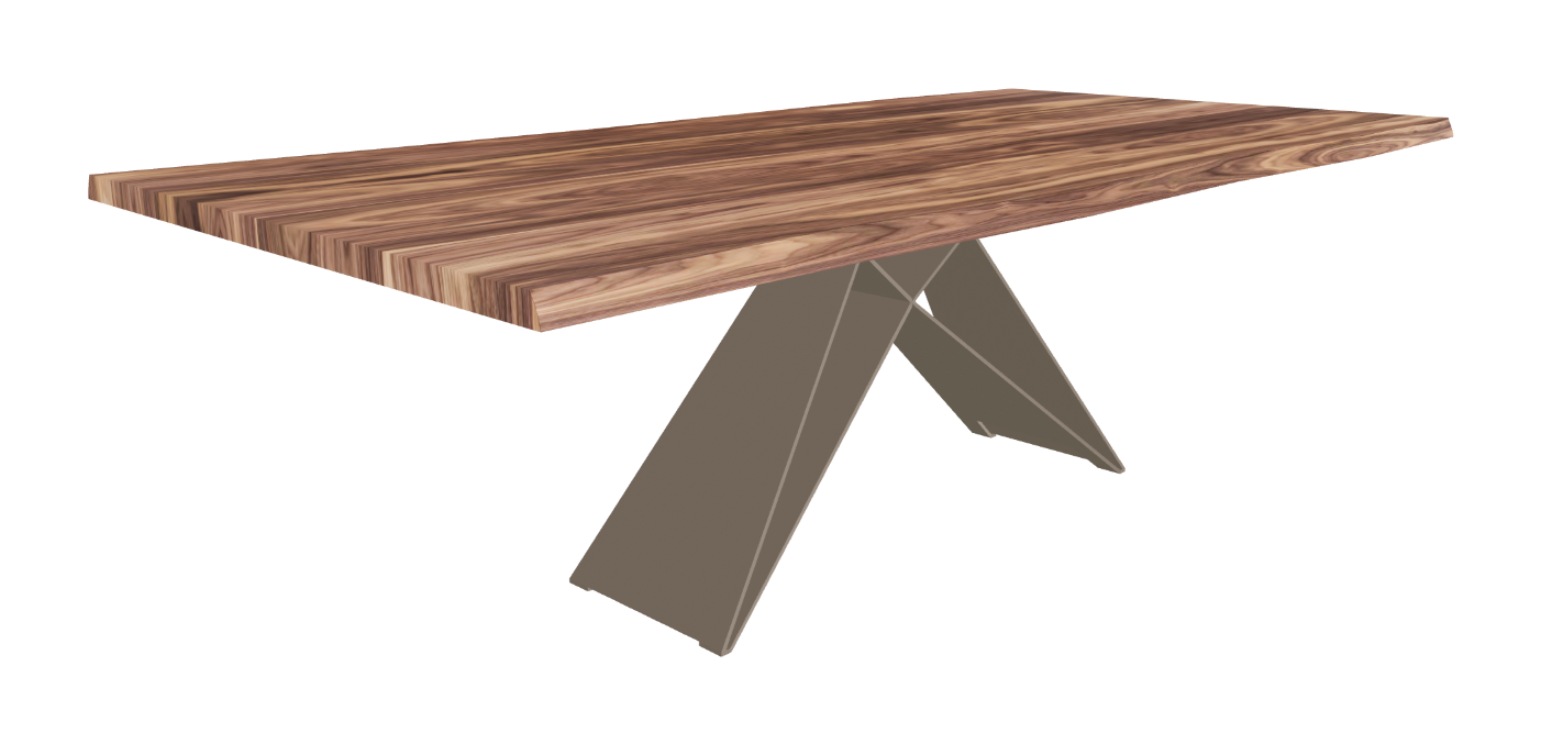 Cattelan Italia Premier Wood Live Edged Dining Table