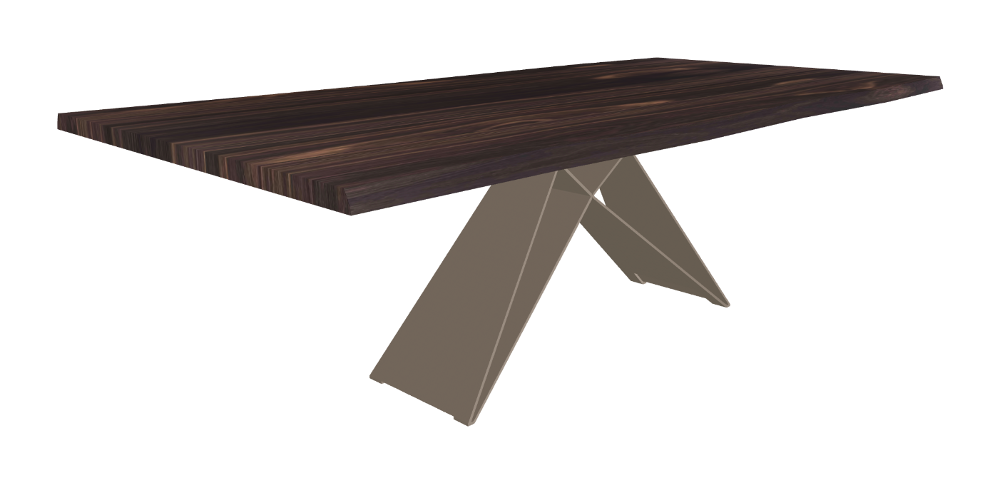 Cattelan Italia Premier Wood Live Edged Dining Table