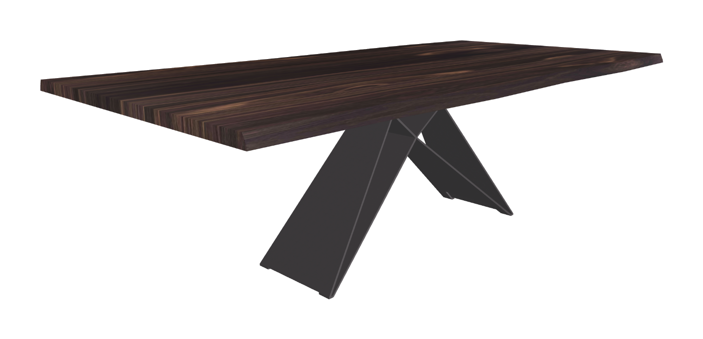 Cattelan Italia Premier Wood Live Edged Dining Table