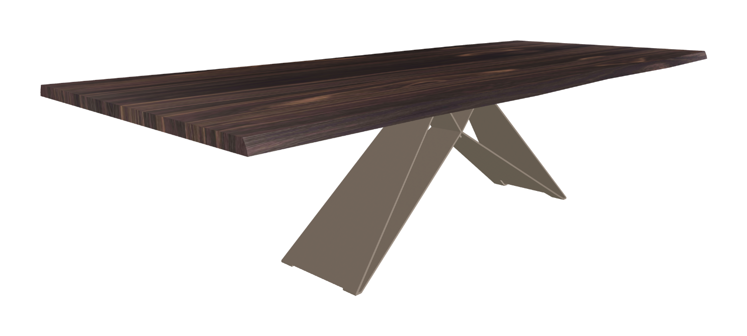 Cattelan Italia Premier Wood Live Edged Dining Table