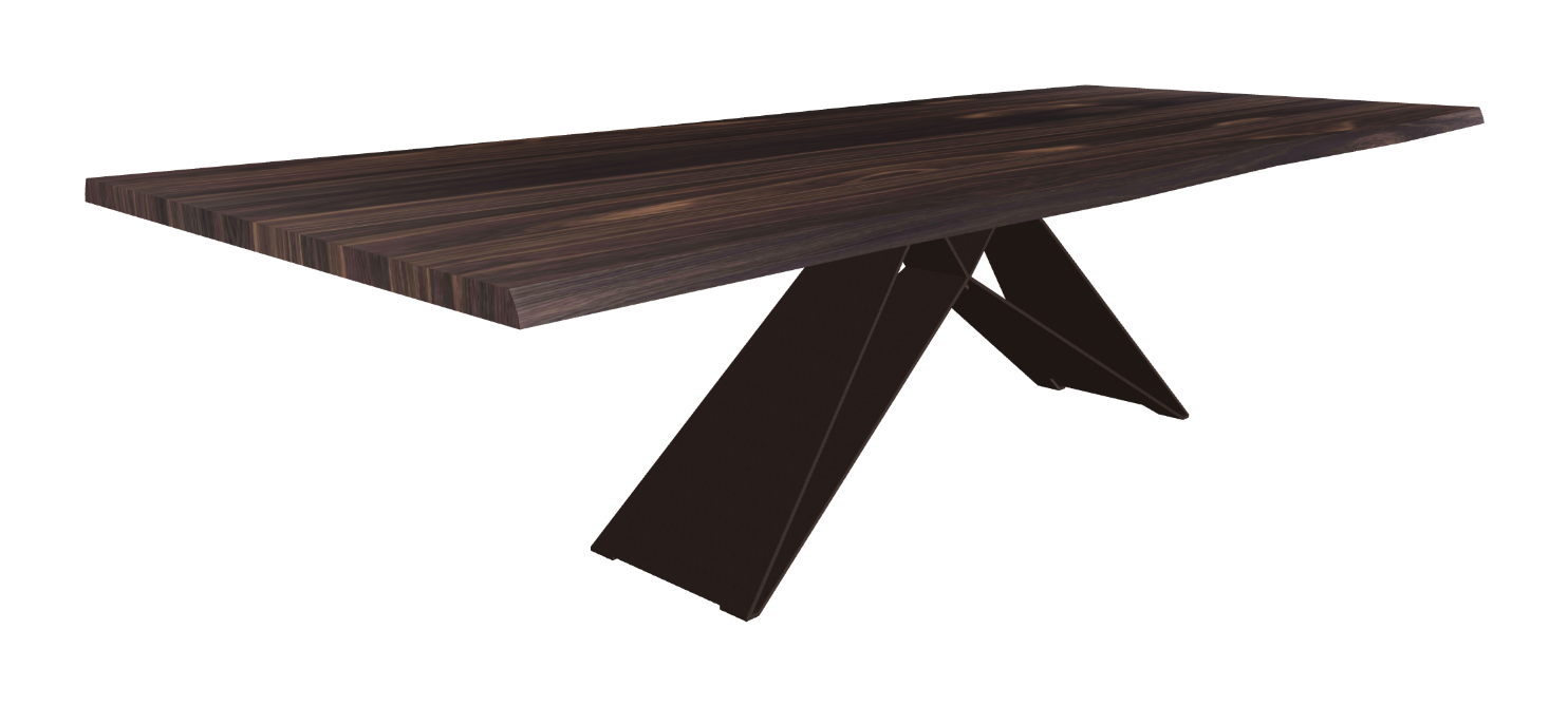 Cattelan Italia Premier Wood Live Edged Dining Table