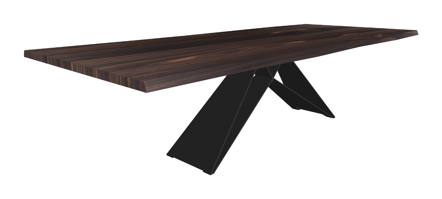 Cattelan Italia Premier Wood Live Edged Dining Table