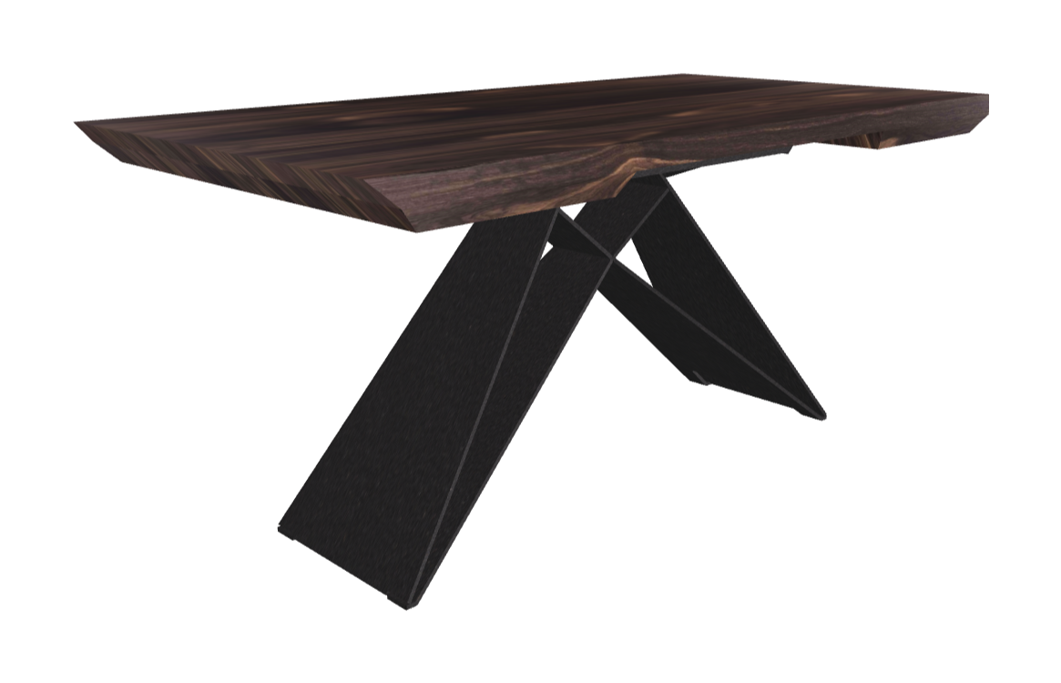 160-237×90×75h_Burned Oak_Black Embossed_Closed